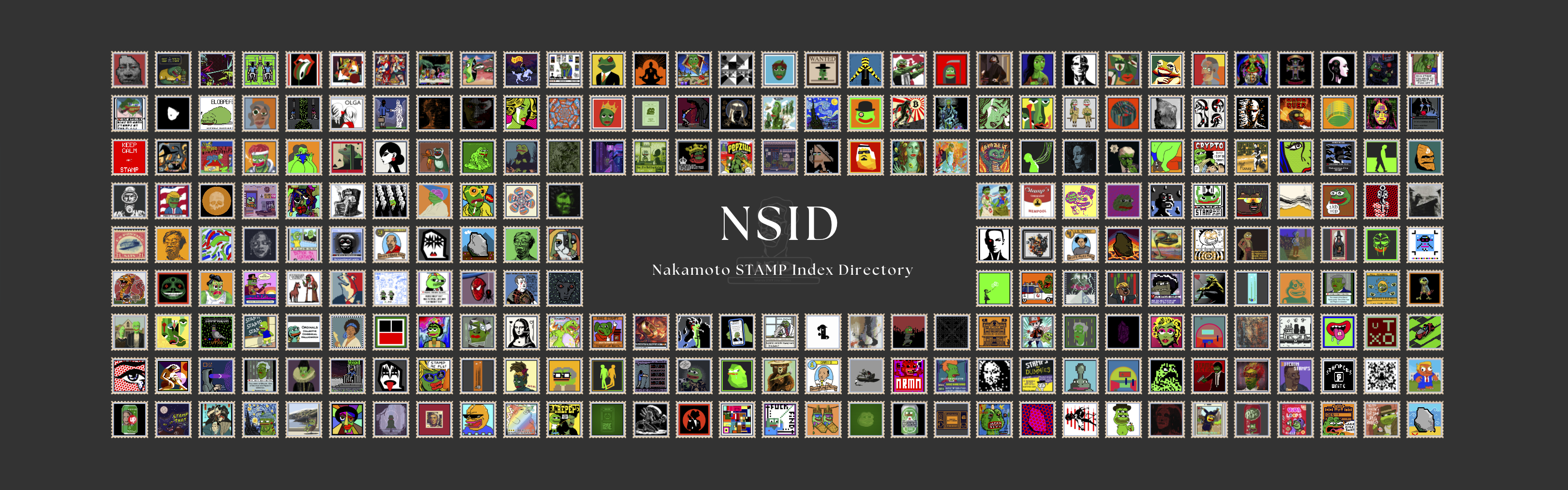 Nakamoto Stamp Art Directory banner
